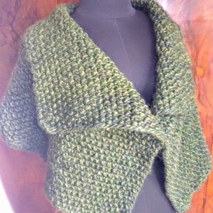 Hand-knit cardigan size M